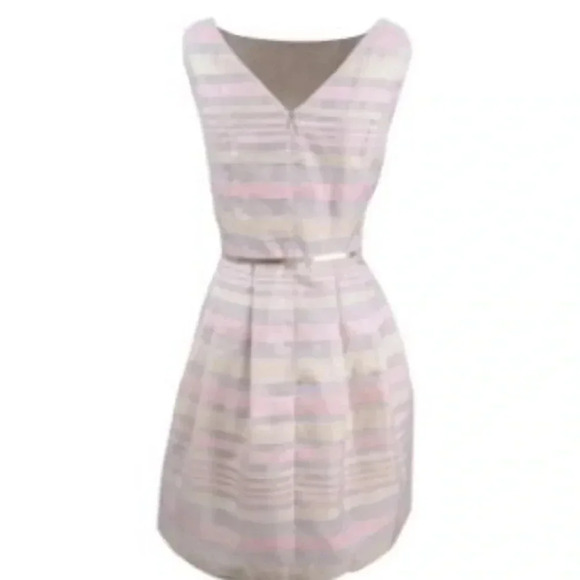 Jessica Howard’s Pink Stripe Cocktail Dress - Picture 3 of 7